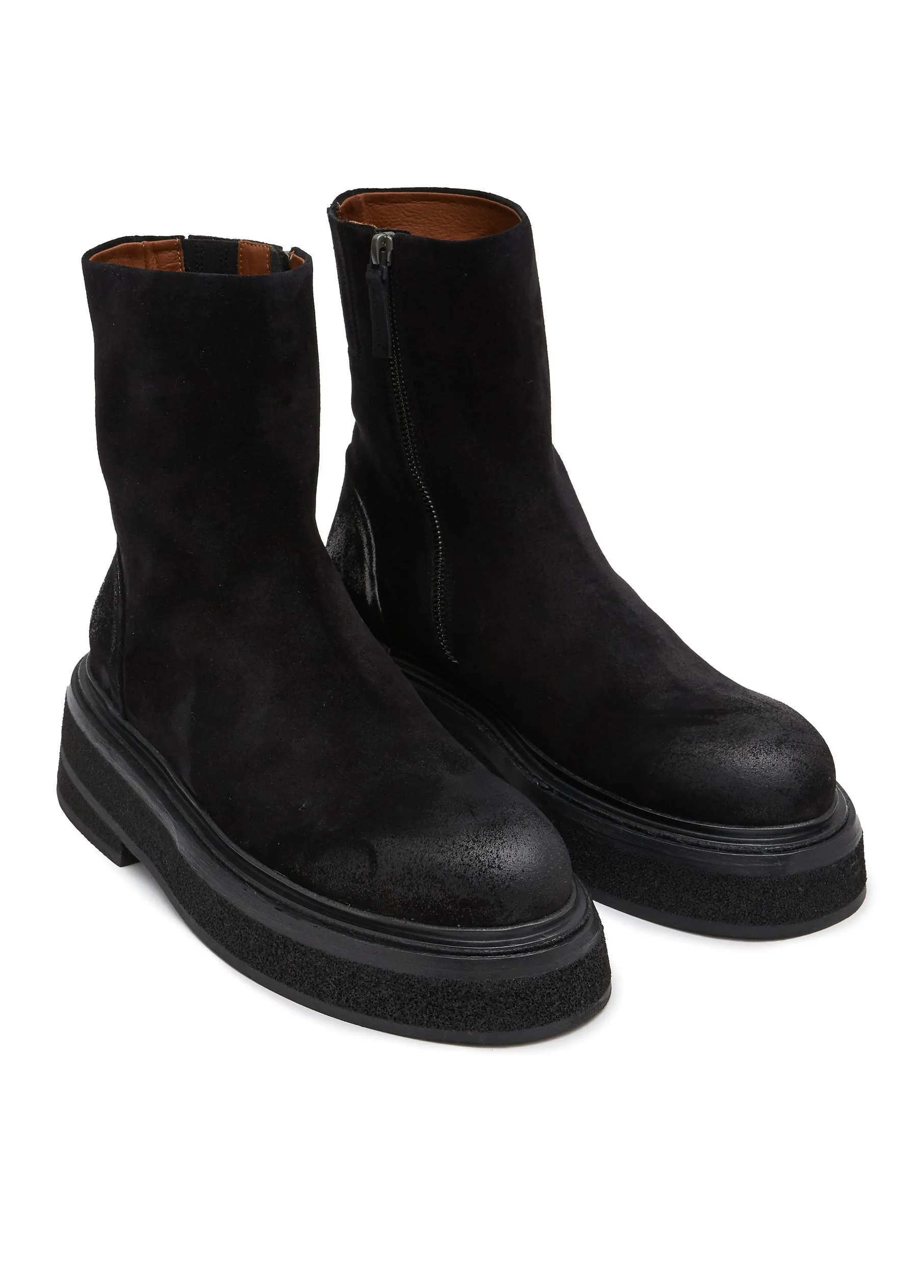 -----------MARSÈLL  ---- ------------ ----Zuccone Leather Boots --