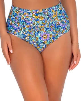 2024 Sunsets Pansy Fields Hannah High Waist Bottom - 33B