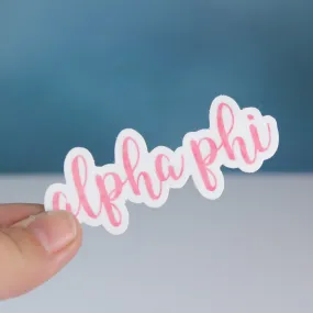 Alpha Phi Sorority Sticker