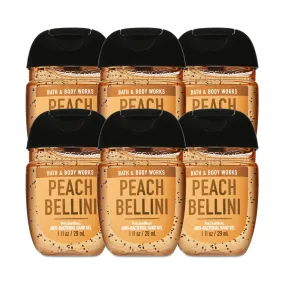 Bath & Body Works Peach Bellini Anti-Bacterial - Hand Sanitizers PACKS 1 oz 29 ml