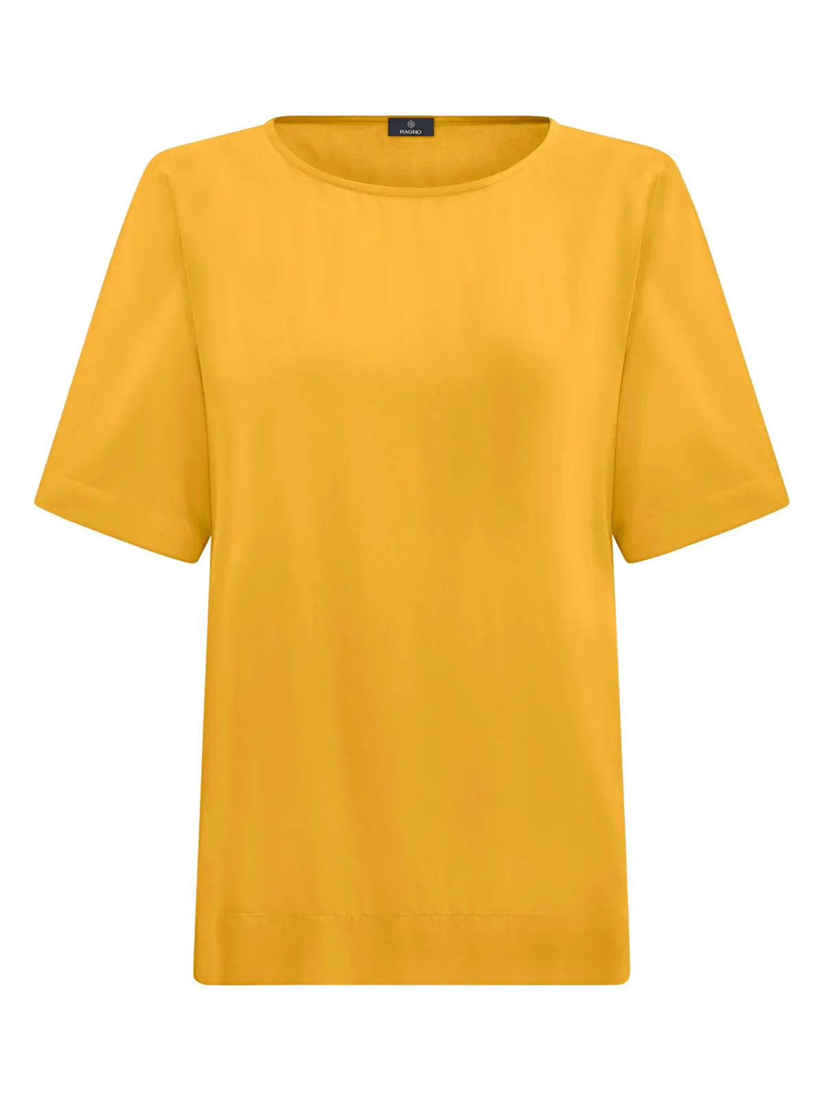 Blusa a manica corta in eco seta Dm64s7 - RAGNO