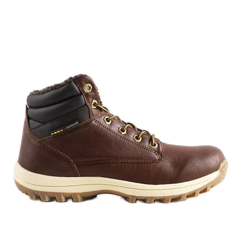 Brown insulated boots from Veda