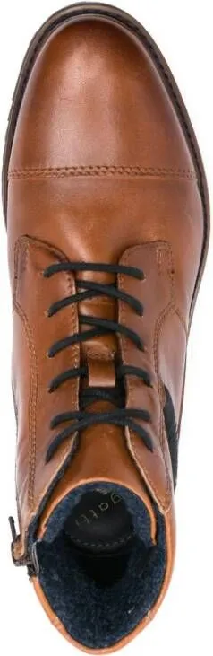 Bugatti Caj leather boots Brown