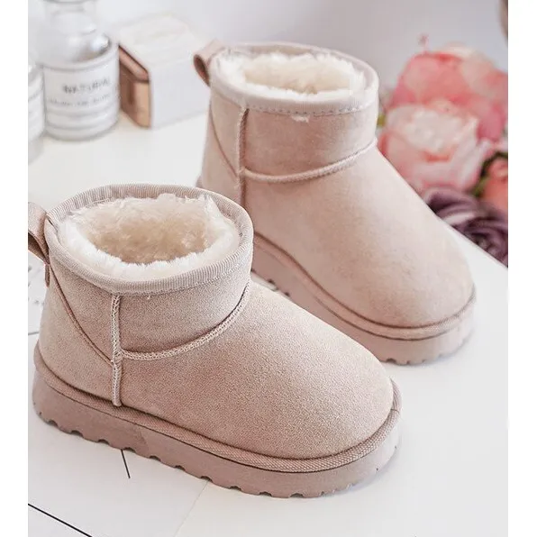 Children's Insulated Snow Boots Beige Nallita