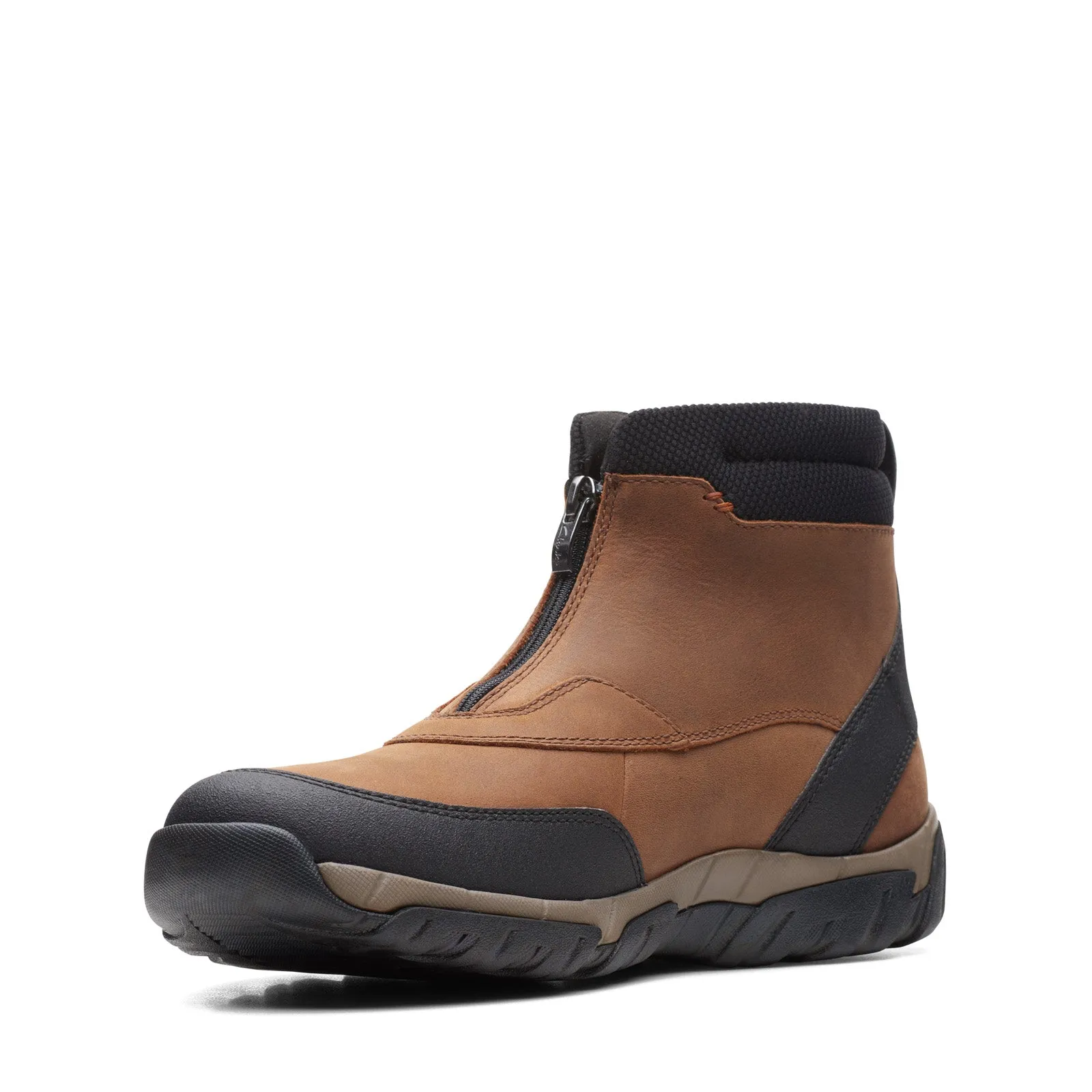 Clarks Grove Zip Waterproof 26162720 Mens Brown Leather Chukkas Boots