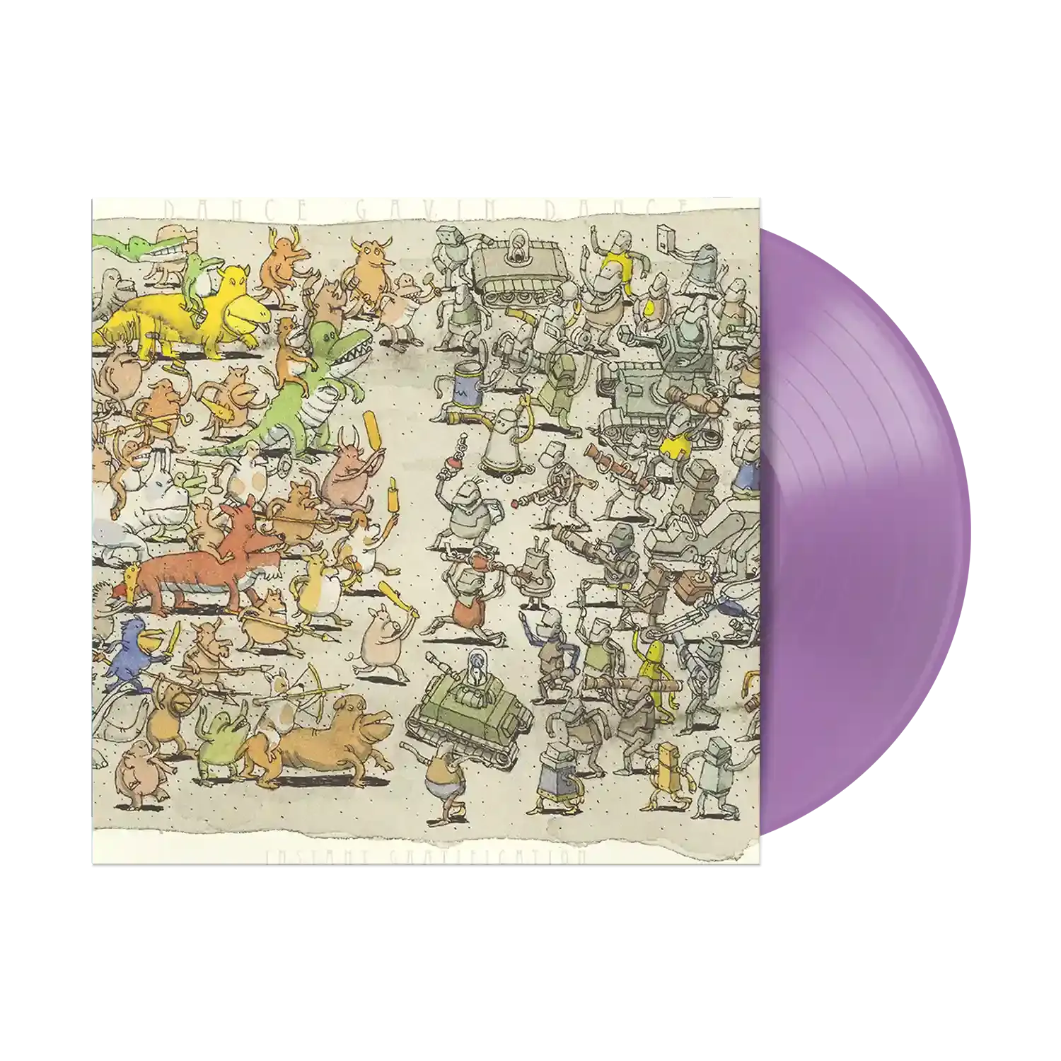 DANCE GAVIN DANCE 'INSTANT GRATIFICATION' LP (Limited Edition — Only 500 Made, Violet Vinyl)