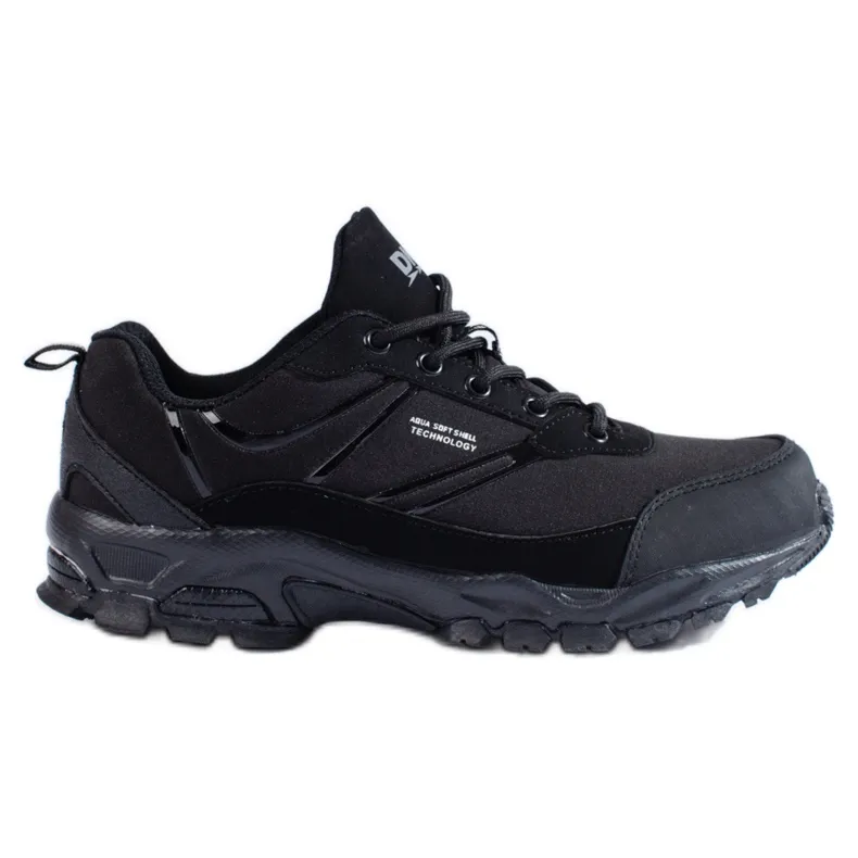 DK black sports trekking shoes for women