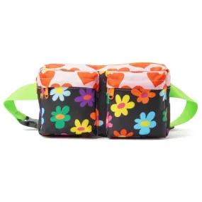 Doo Wop Kids Hip Pack - Black Floral