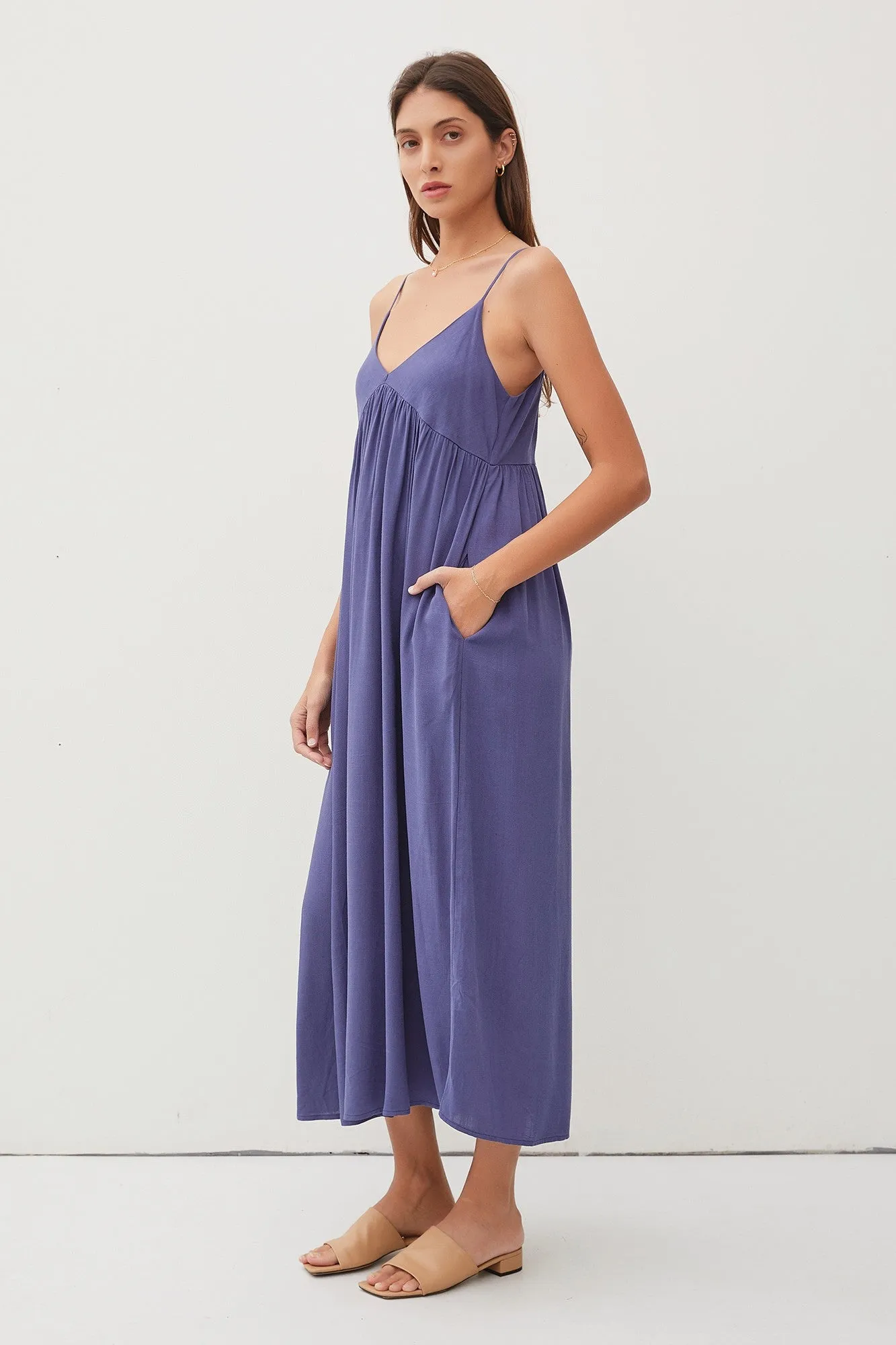 EMPIRE WAIST MAXI DRESS