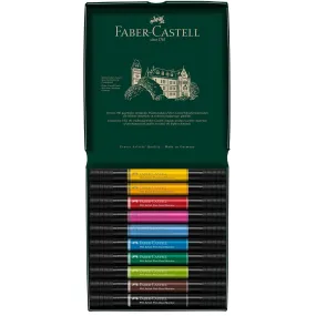 Faber-Castell Pitt Artist Pen Dual Marker Assorted Set of 10