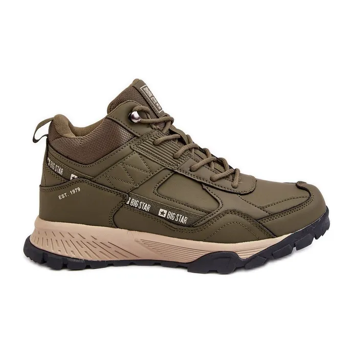 Green Insulated Trekking Shoes Big Star MM174163