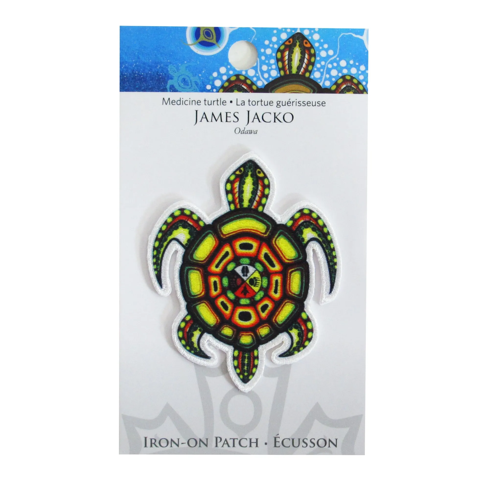 James Jacko Medicine Turtle Iron-on Patch