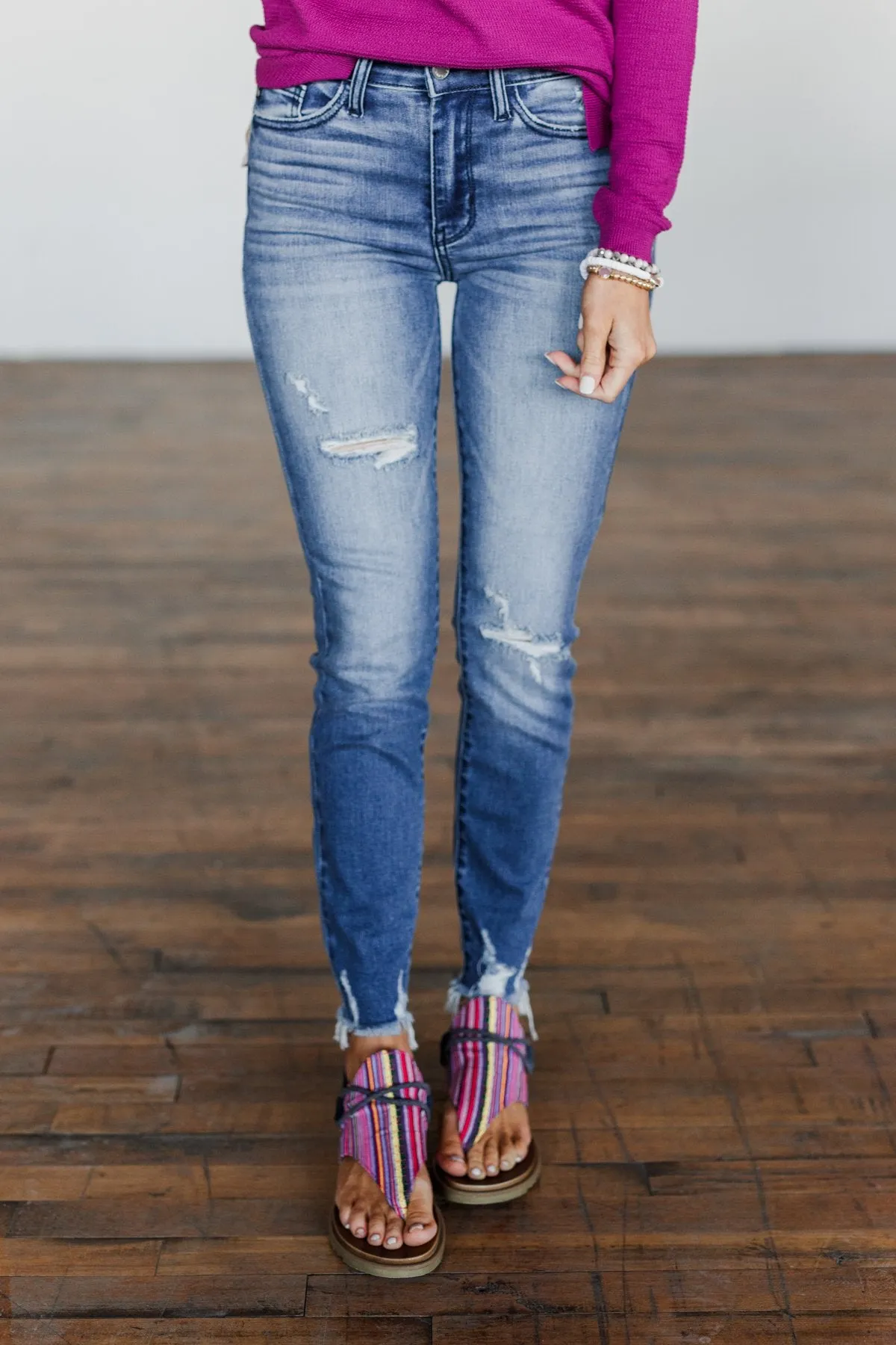 Judy Blue Skinny Jeans- Kira Wash