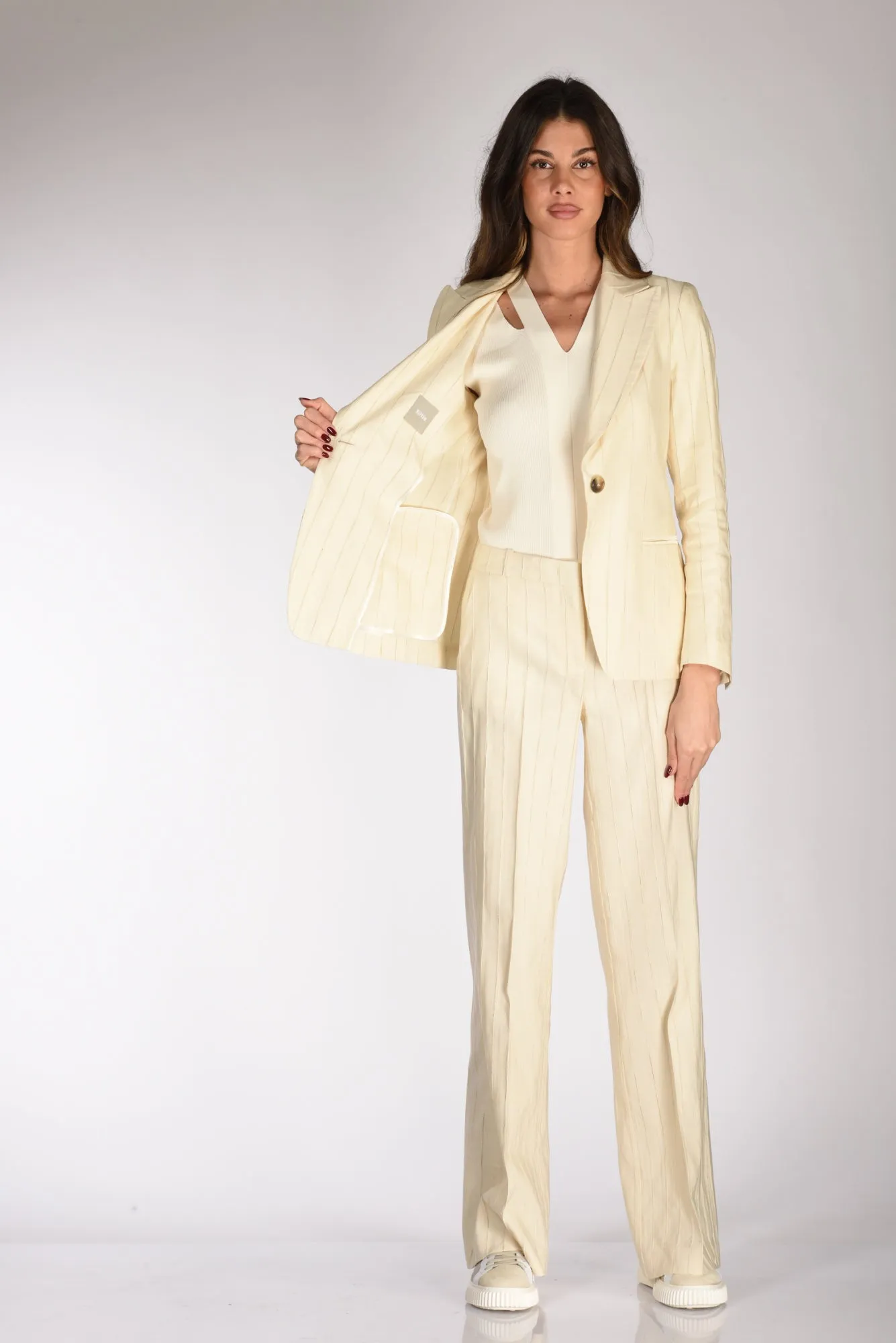 Kiltie Giacca Sophia Bianco Naturale Donna