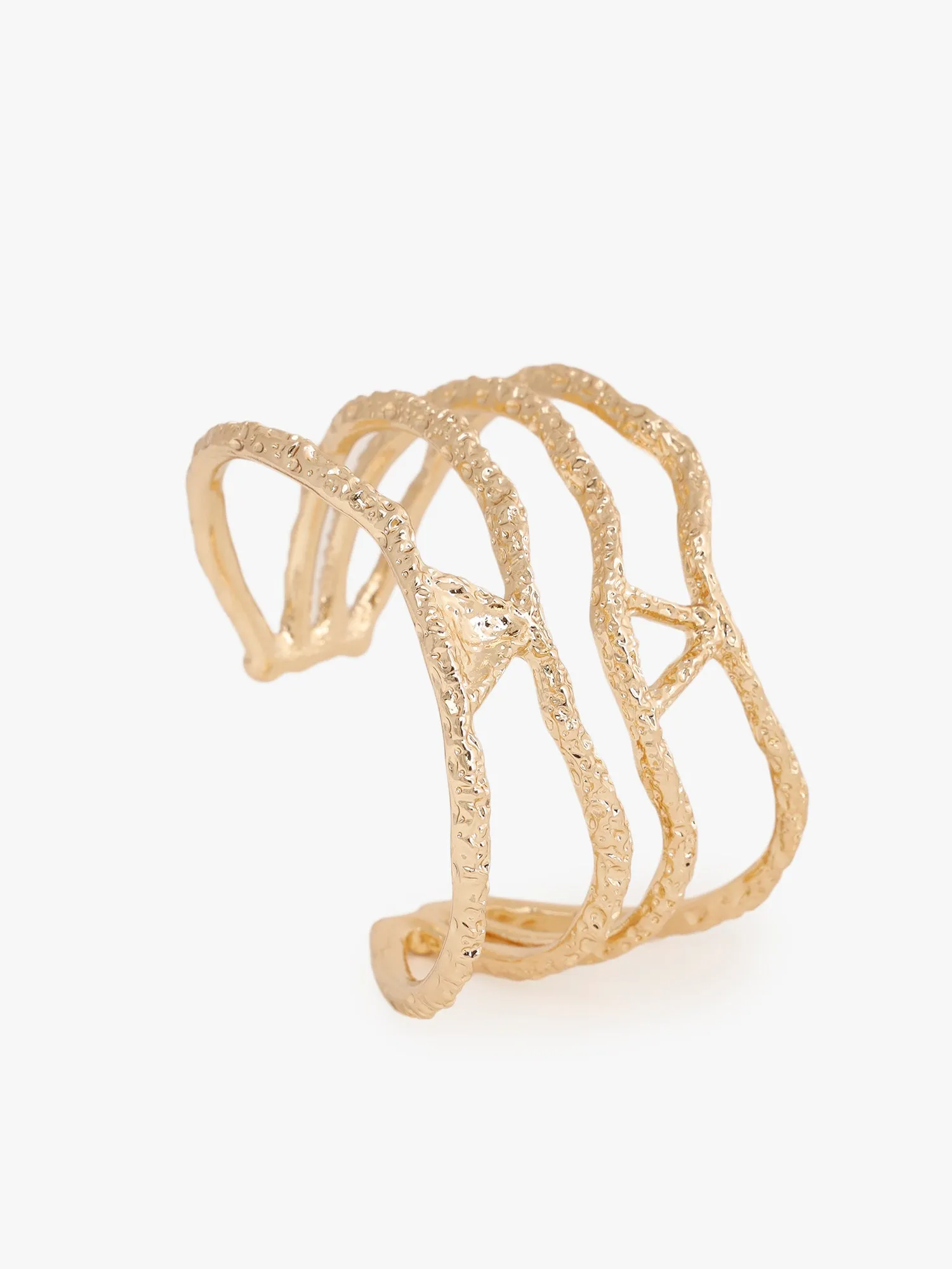 Layered Luster Golden Bracelet