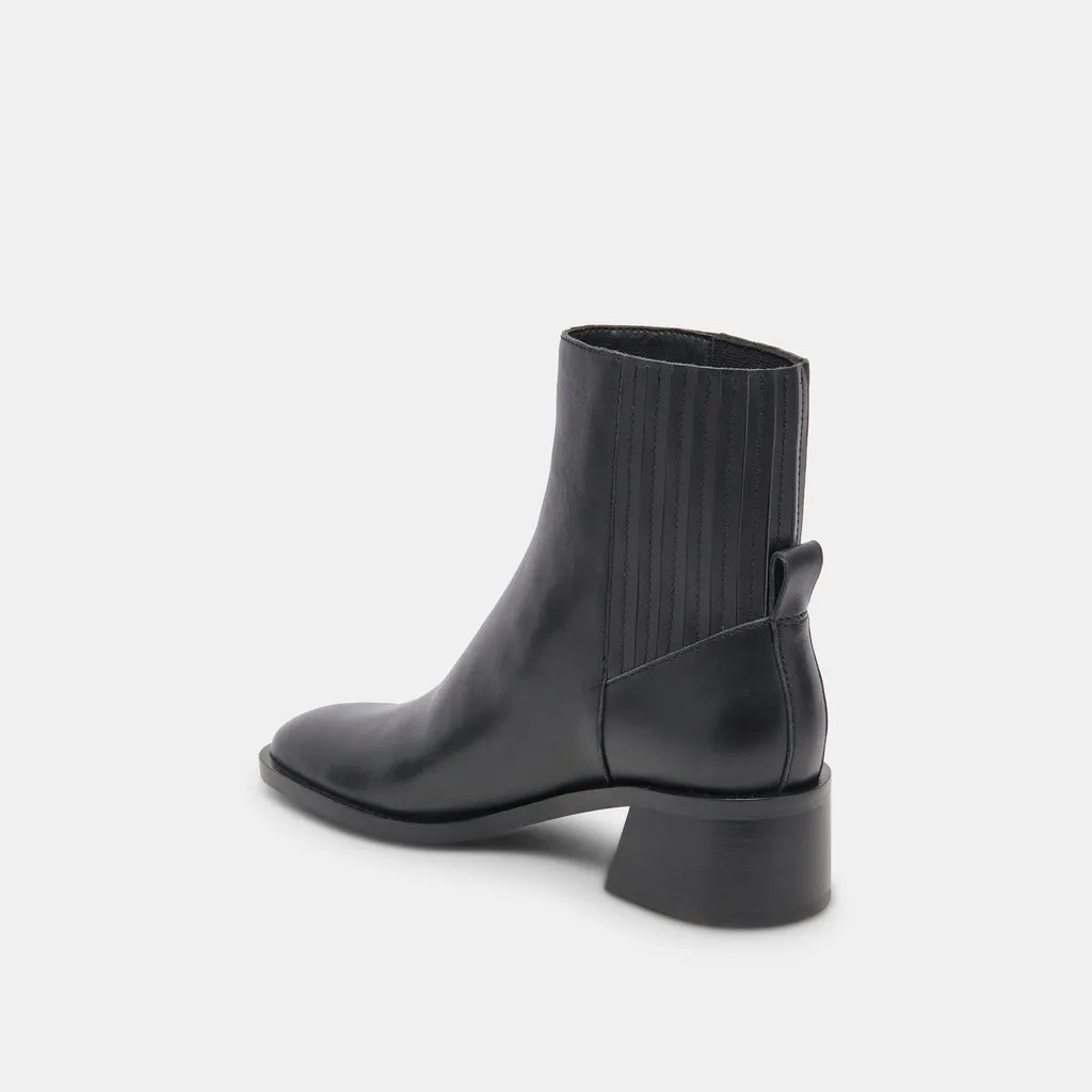 Linny H2O Wide Boots Black Leather | Women's Black Waterproof Boots– Dolce Vita 6939726348354