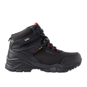 Men's black trekking shoes