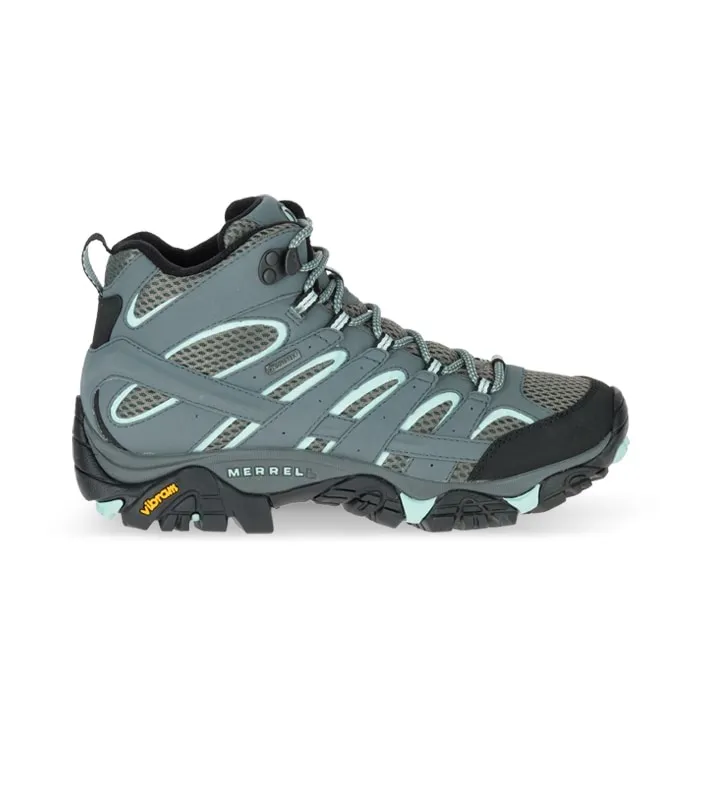 merrell moab 2 mid gore-tex (d wide) womens