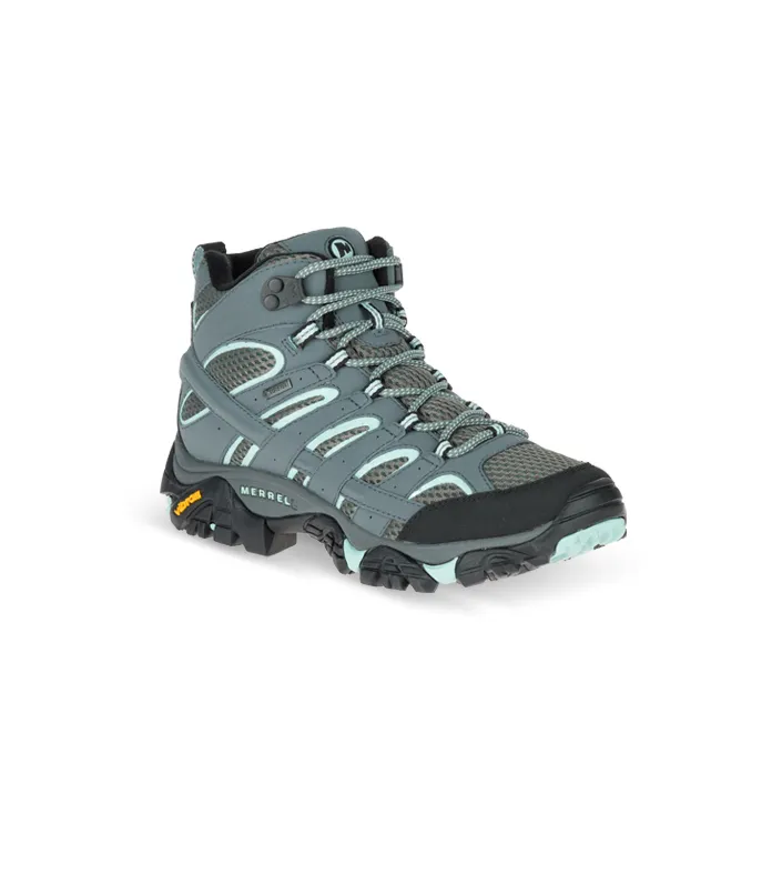 merrell moab 2 mid gore-tex (d wide) womens