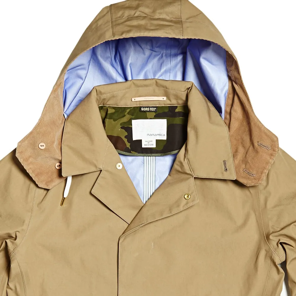 Nanamica Gore-Tex Short Soutien Collar CoatBeige