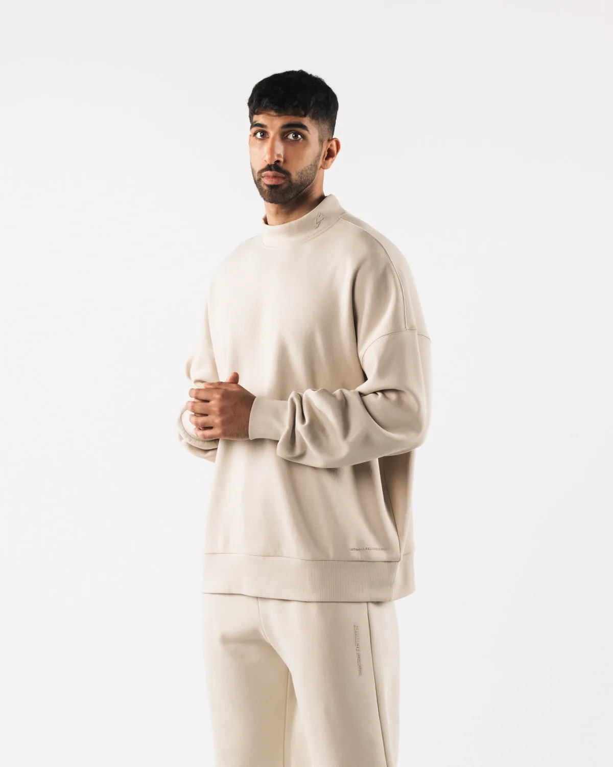 Origin Mock Neck LS - Sea Salt