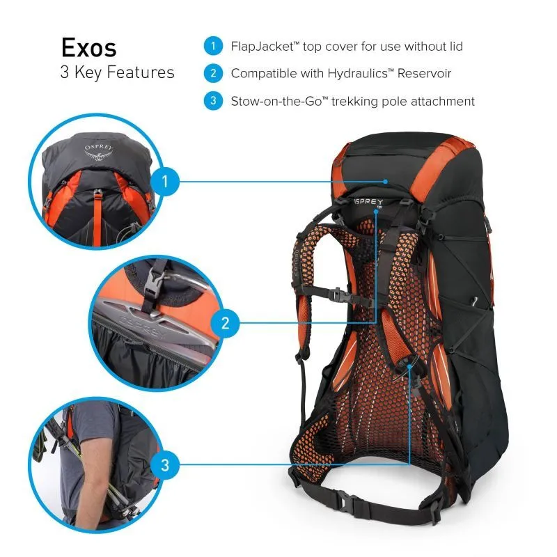 Osprey  Exos 48 - Zaino da trekking - Uomo