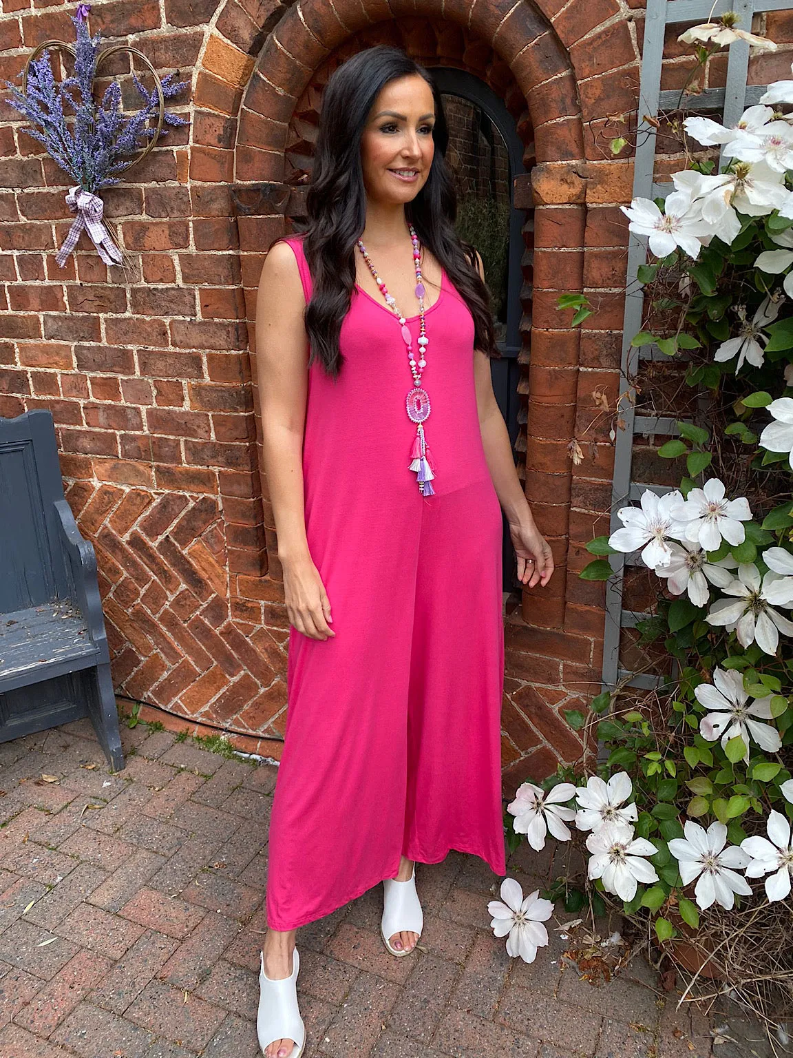 Pink Sleeveless Jumpsuit Harmony