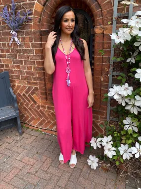 Pink Sleeveless Jumpsuit Harmony