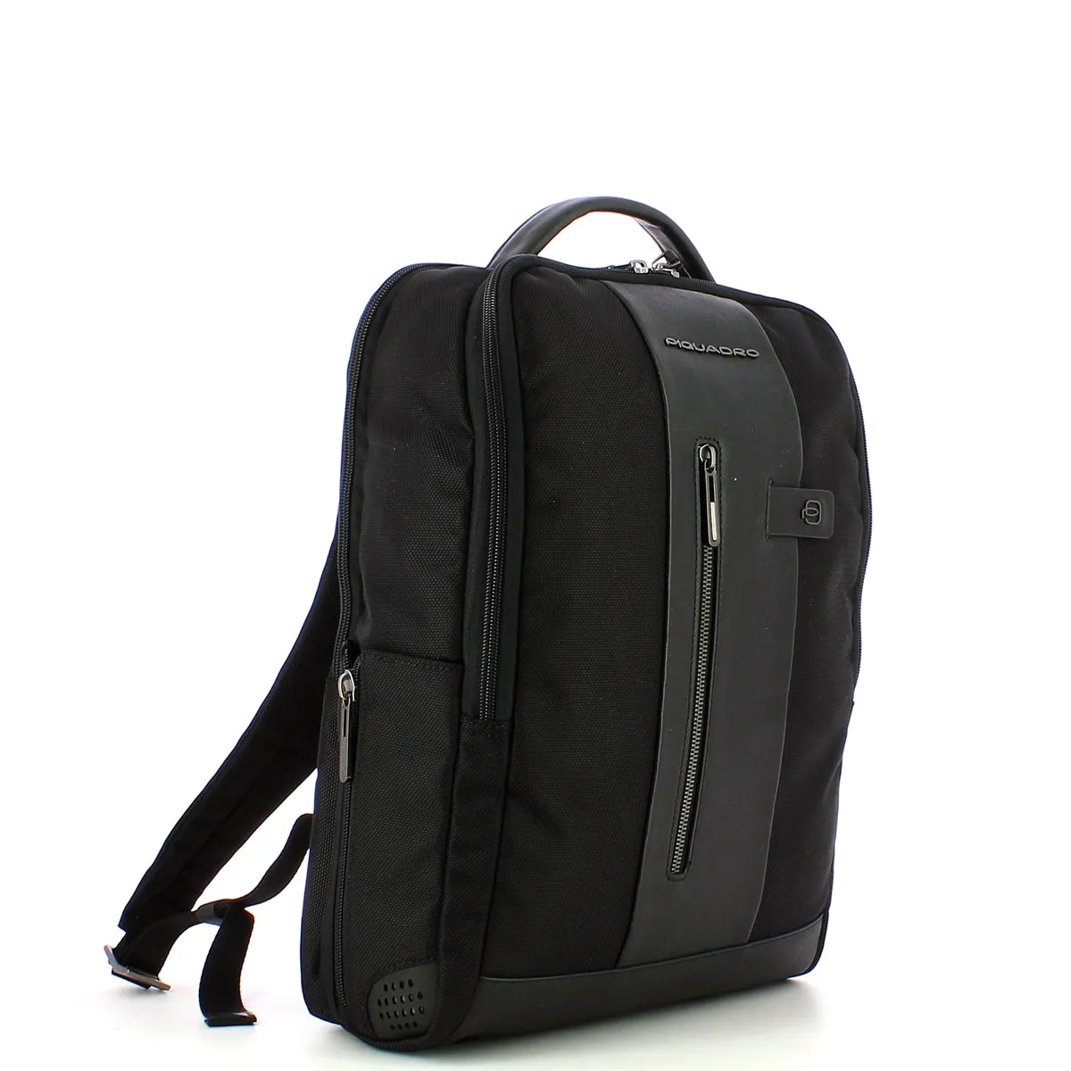 Piquadro - Zaino Porta PC Brief 2 15.6 in tessuto riciclato - CA4818BR2 - NERO