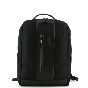 Piquadro - Zaino Porta PC Brief 2 15.6 in tessuto riciclato - CA4818BR2 - NERO