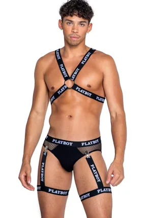 Playboy Mens Dark Room Harness