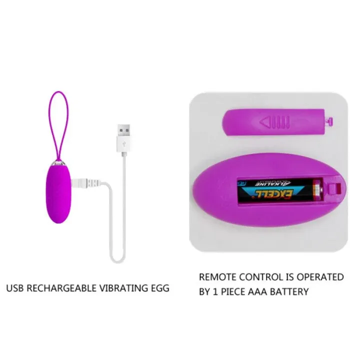 Pretty Love Joanna Remote Controlled Vibrating Egg