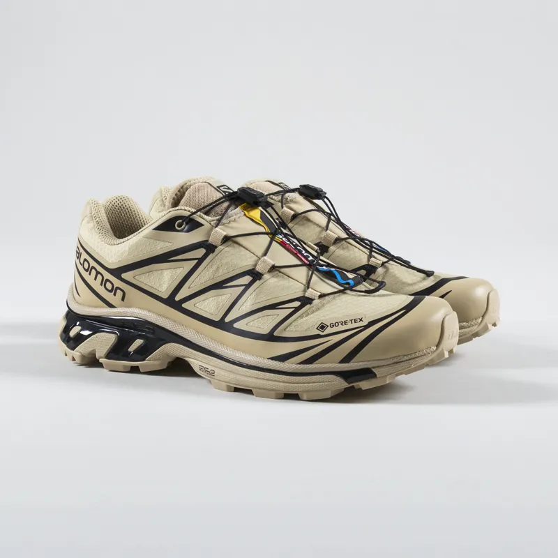 Salomon XT-6 GORE-TEX Shoes Safari Safari Black