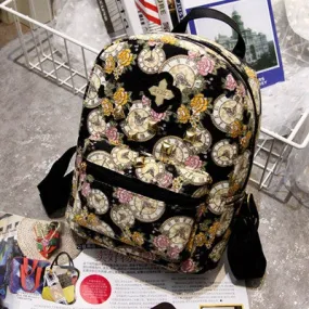 school backpack women backpack casual canvas printing mochila sac