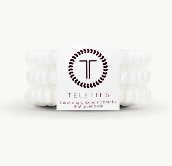 Teleties Coconut White, Small