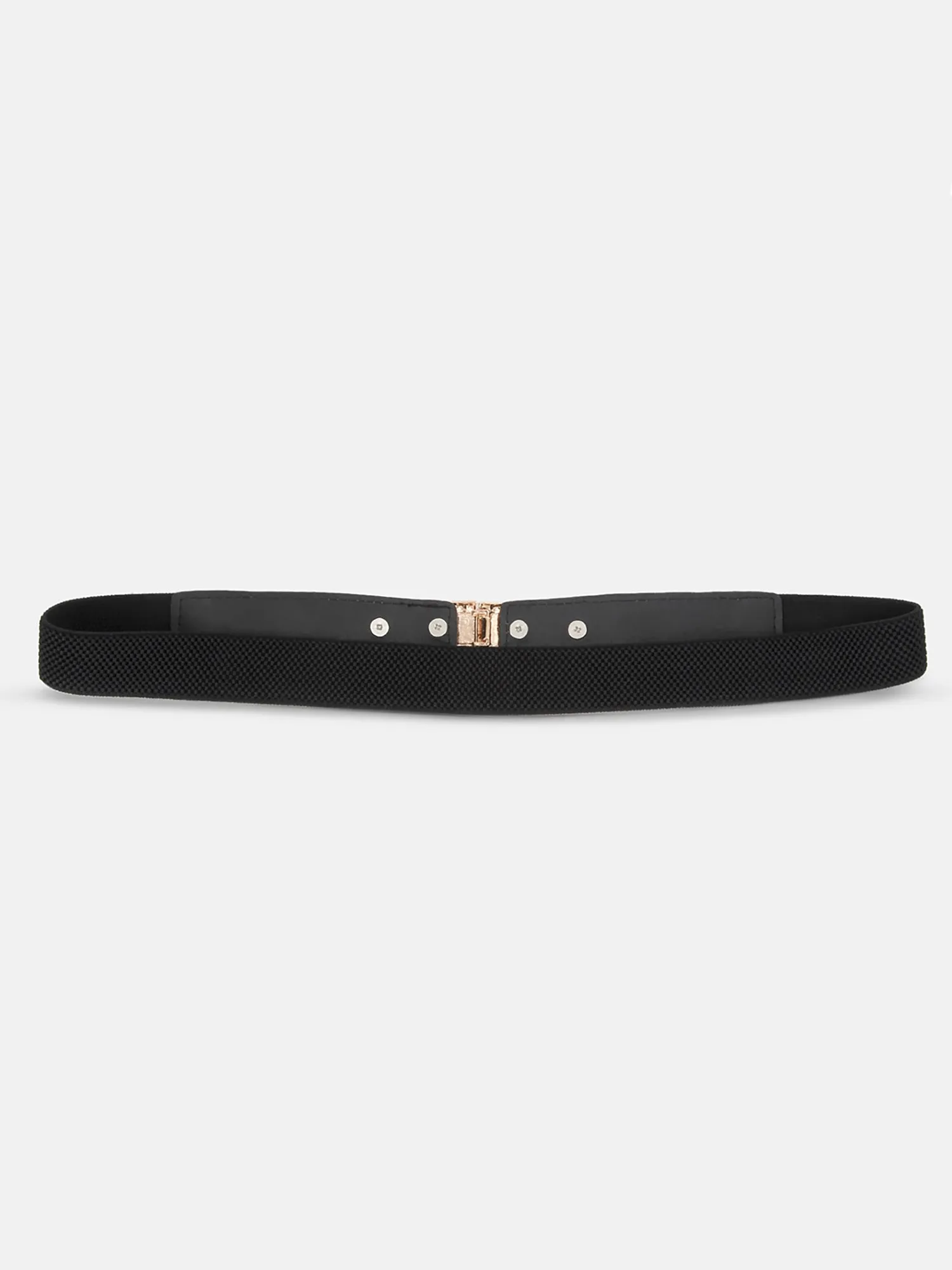 Thin Belt With Textured Buckle