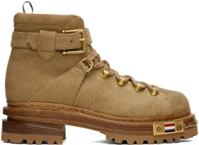 Thom Browne Tan Hiking Boots