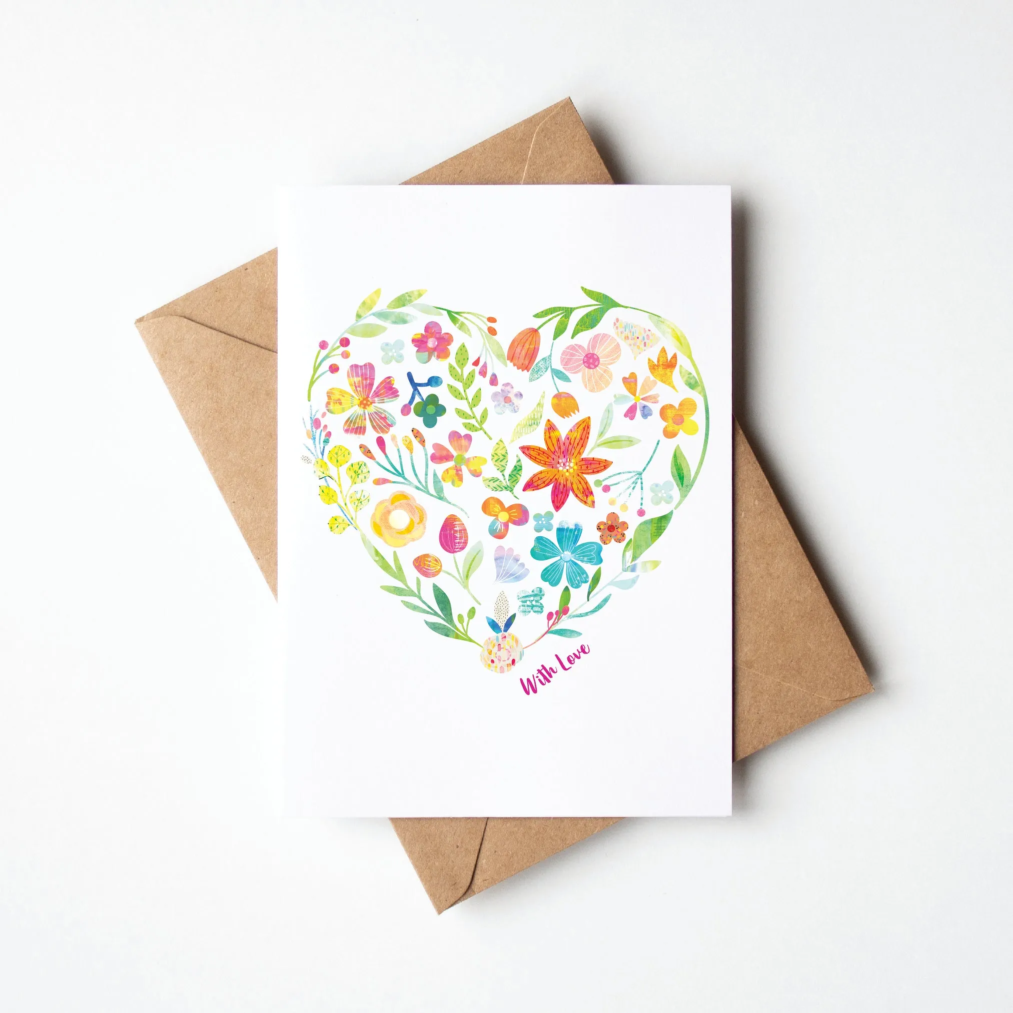 With Love Greetings Card