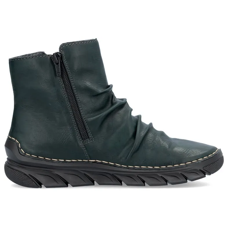 Women's insulated boots green Rieker 55052-54