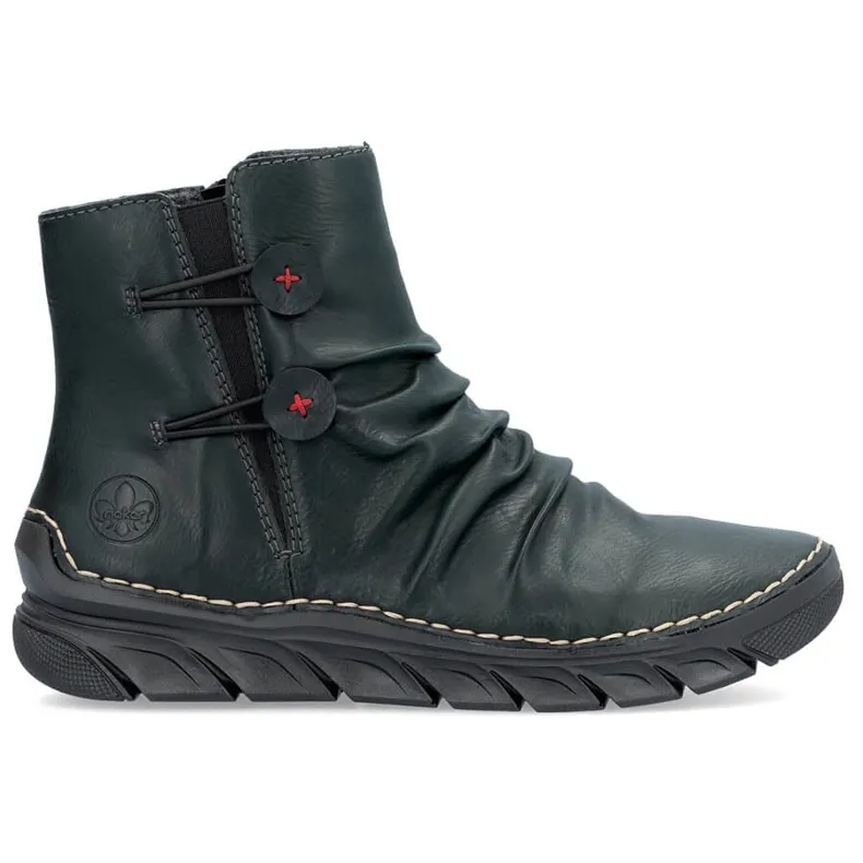 Women's insulated boots green Rieker 55052-54