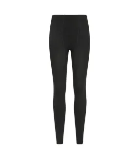 Womens/ladies fluffy fleece lined thermal leggings black Mountain Warehouse